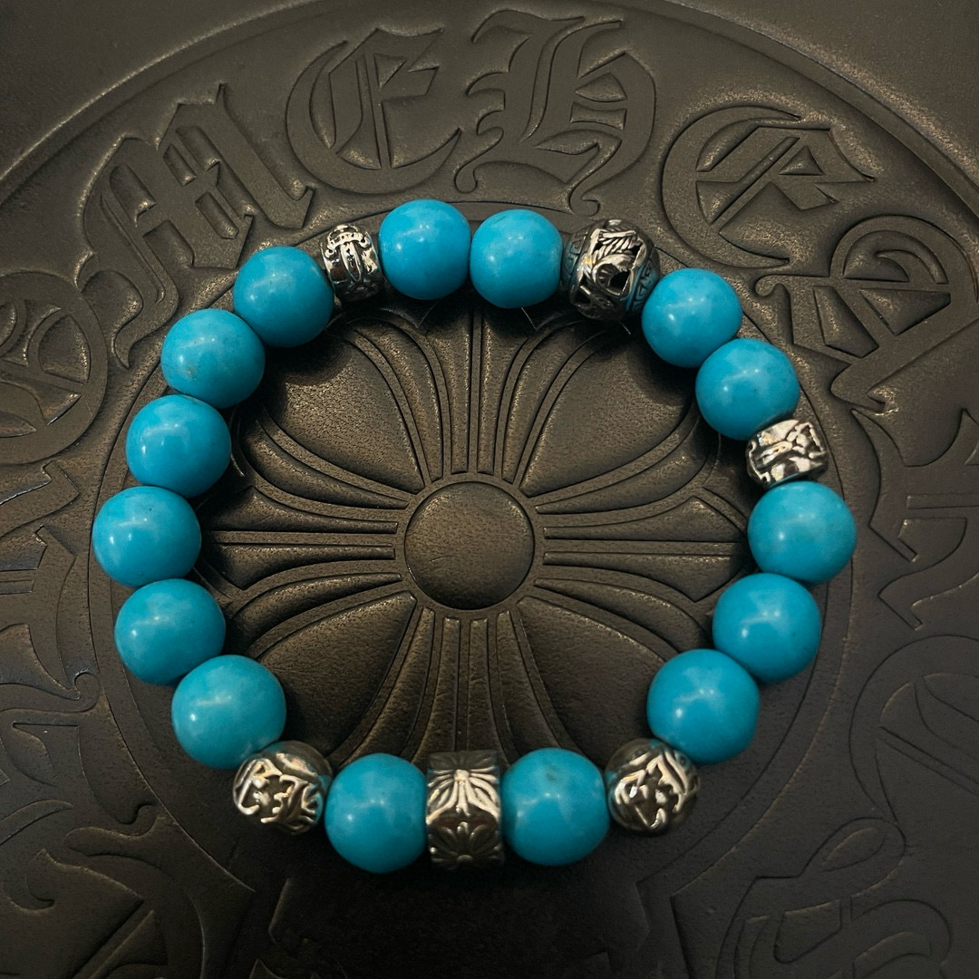 クロムハーツ「Chrome Hearts」ブレスレット - ヴィンテージ＆ロックテイスト ペア用