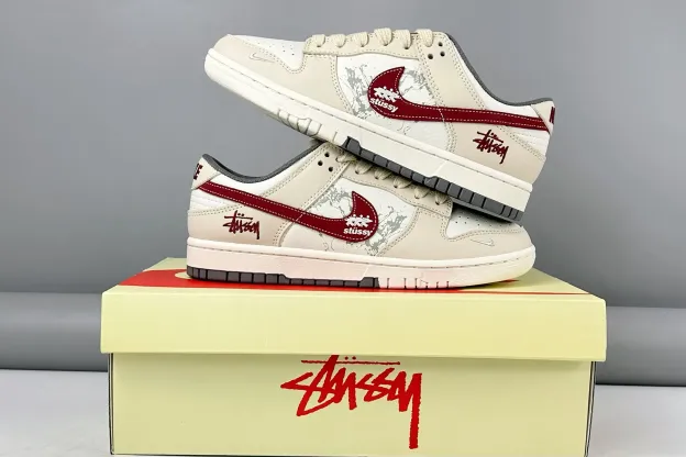 「コラボモデル」Stüssy x Nikeク ロー カジュアルスニーカー