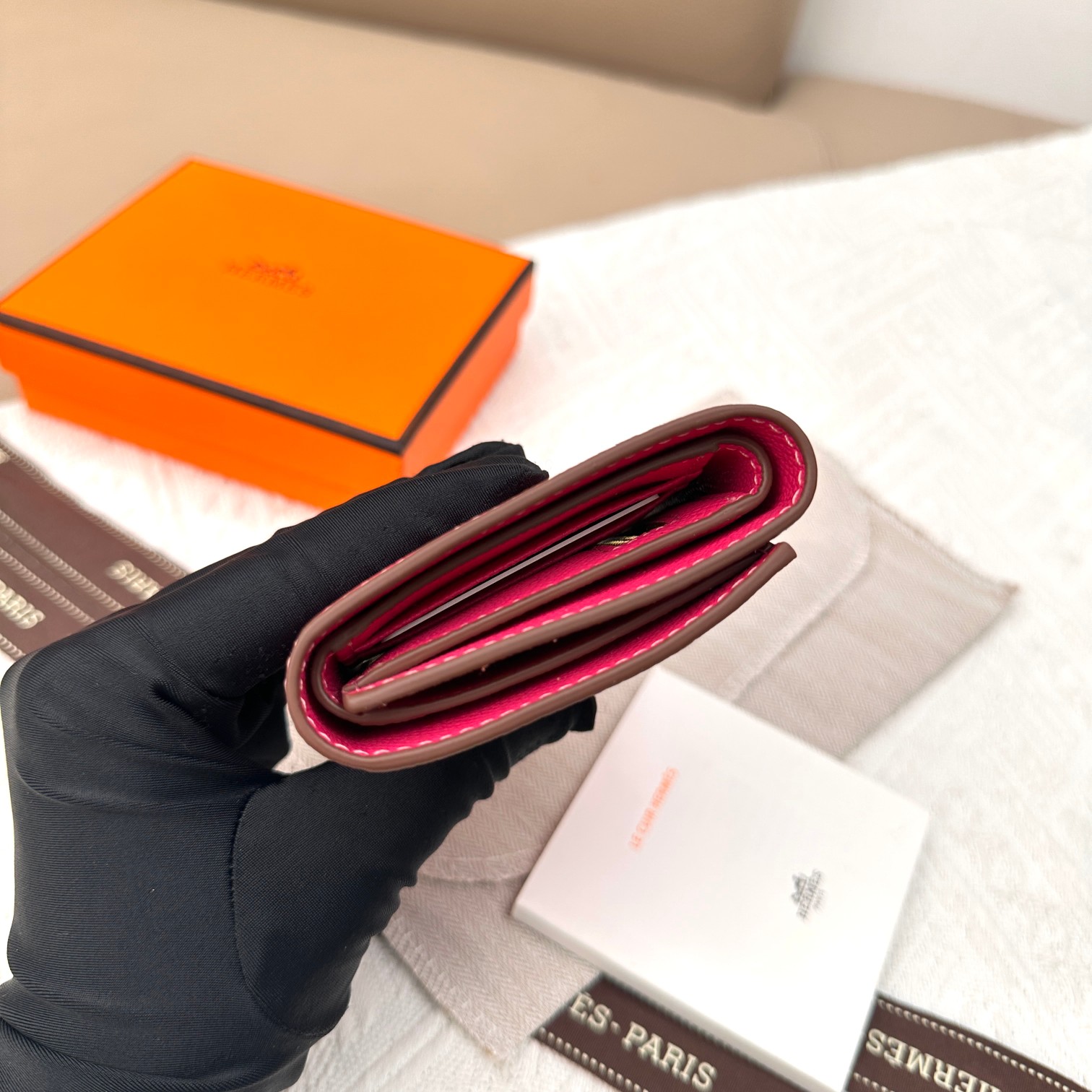 エルメス「Hermès」ベアーン コンパクト ウォレット 10色