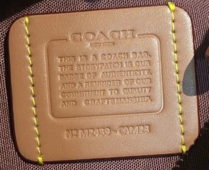 コーチ「Coach」Juliet クラシック キャラメル モノグラム アンダーアームバッグ