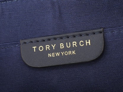 トリー バーチ「Tory Burch」ミラー デニム カメラバッグ ショルダー/クロスボディ デニムブルー