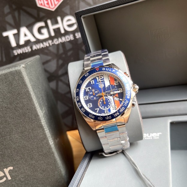 タグ・ホイヤー「TAG Heuer」フォーミュラ1 ガルフ クォーツ メンズウォッチ40MM