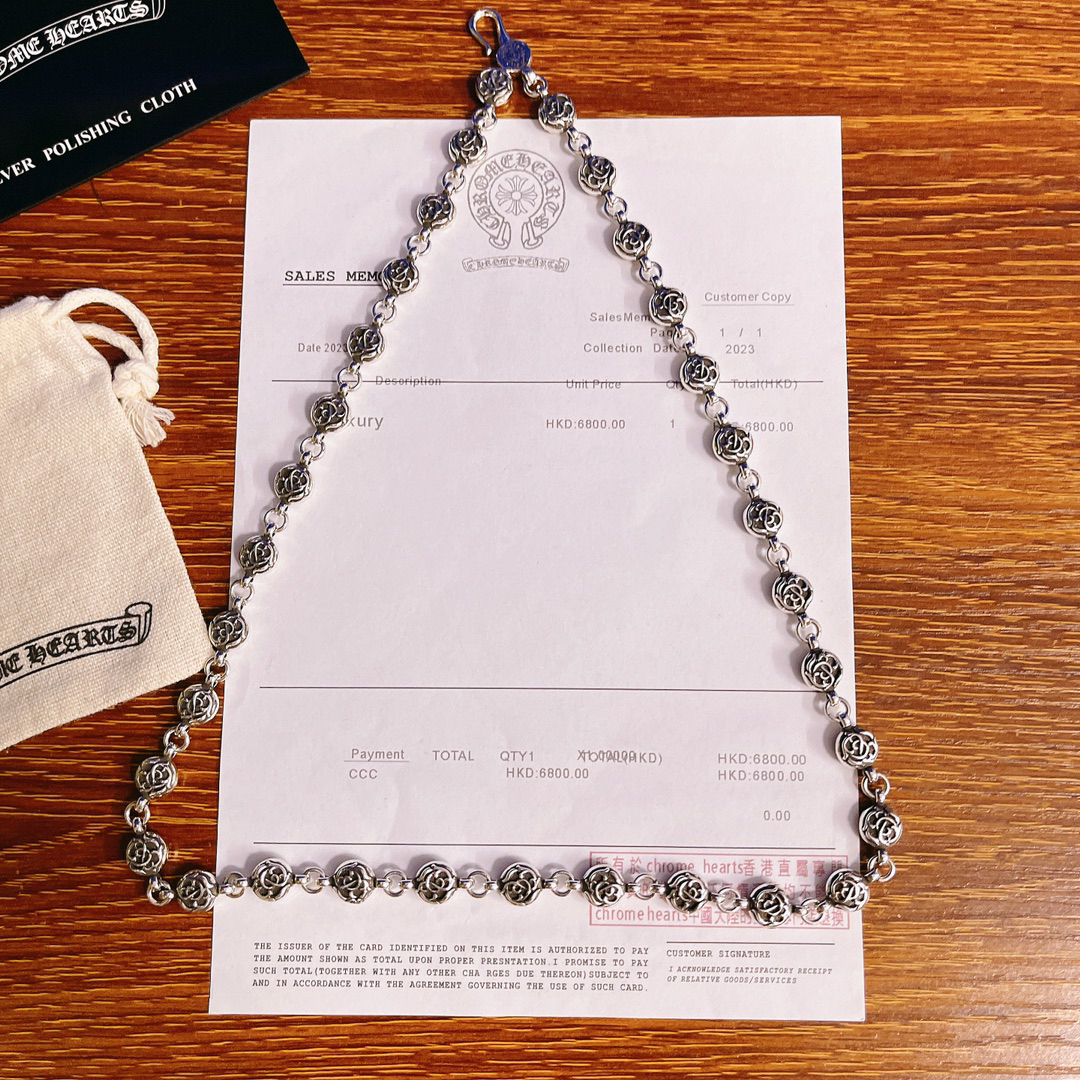 クロムハーツ「Chrome Hearts」シンプルペンダントネックレス - ユニセックス