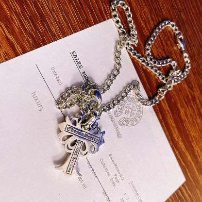 クロムハーツ「Chrome Hearts」シンプルペンダントネックレス - ユニセックス