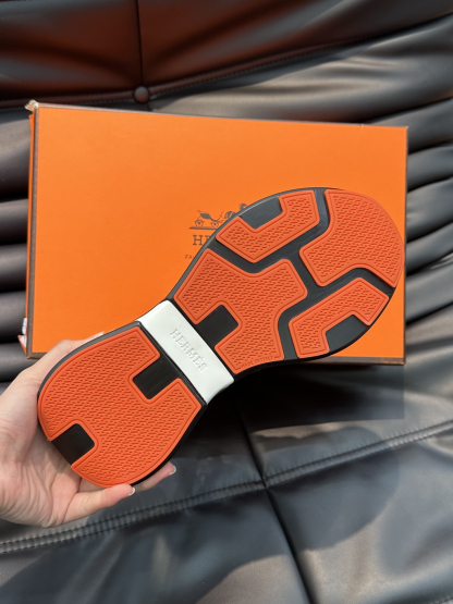 エルメス［Hermès］メンズ レイヤード カジュアルシューズ