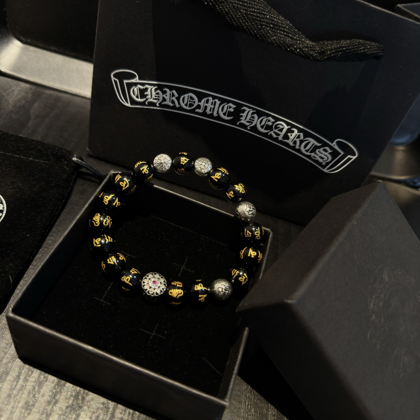 クロムハーツ「Chrome Hearts」クロムハーツ ブレスレット - ヴィンテージ＆ロックテイスト ペア用