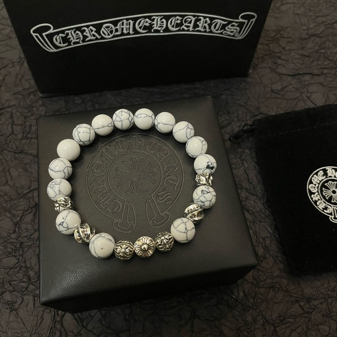 クロムハーツ「Chrome Hearts」ブレスレット - ヴィンテージ＆ロックテイスト ペア用