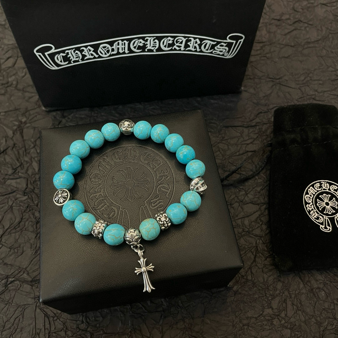 クロムハーツ「Chrome Hearts」ブレスレット - ヴィンテージ＆ロックテイスト ペア用