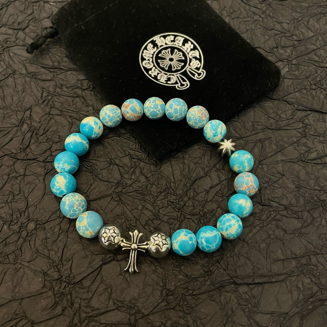 クロムハーツ「Chrome Hearts」ブレスレット - ヴィンテージ＆ロックテイスト ペア用