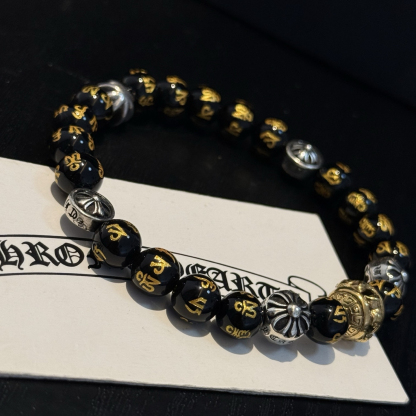 クロムハーツ「Chrome Hearts」ブレスレット - ヴィンテージ＆ロックテイスト ペア用