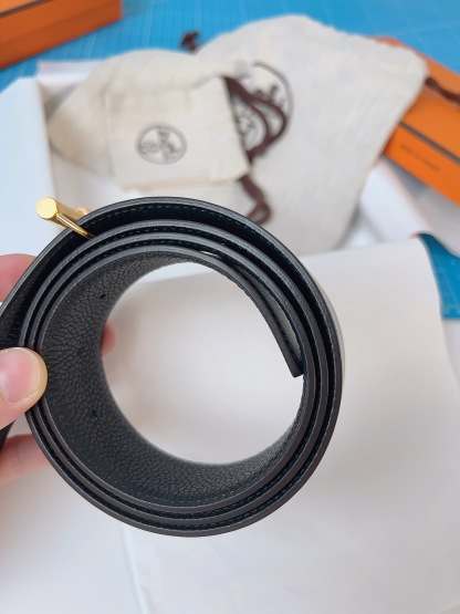 エルメス「Hermès」 ダブルフェイス トゴ革 ベルト100MM