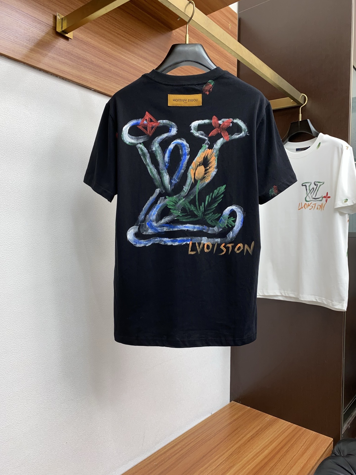 ルイ・ヴィトン「Louis Vuitton」SS25 新工艺モノグラム コットン オーバーサイズ クルーネックTシャツ（メンズ）