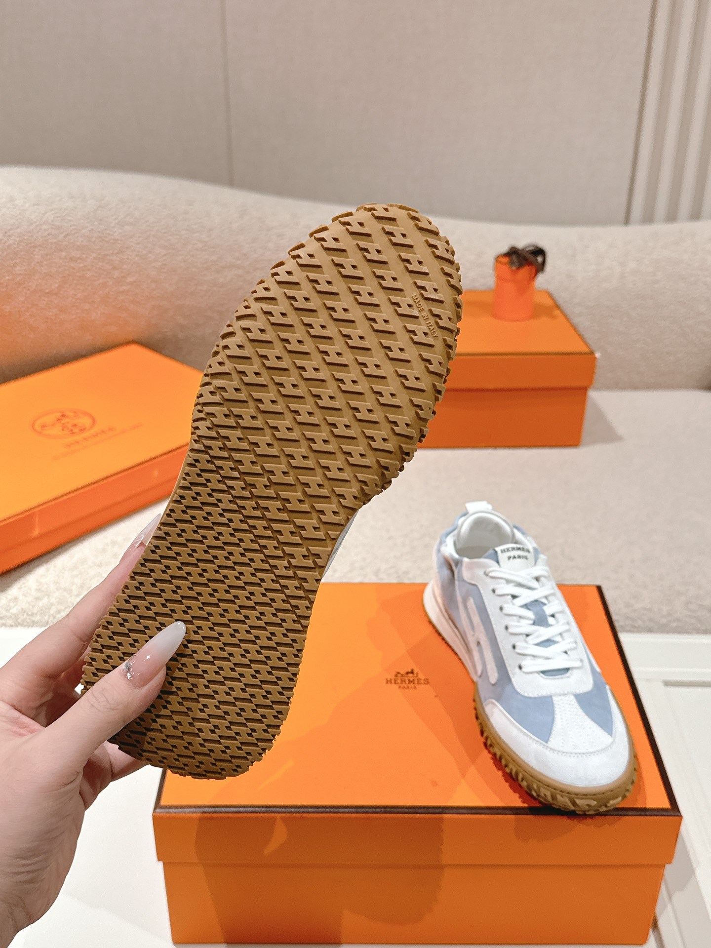 エルメス［Hermès］ドイツ軍トレーニングシューズ