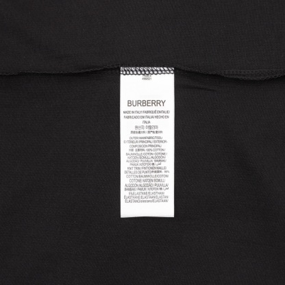 バーバリー「Burberry」ポケット ストライプテープ Tシャツ カップルモデル