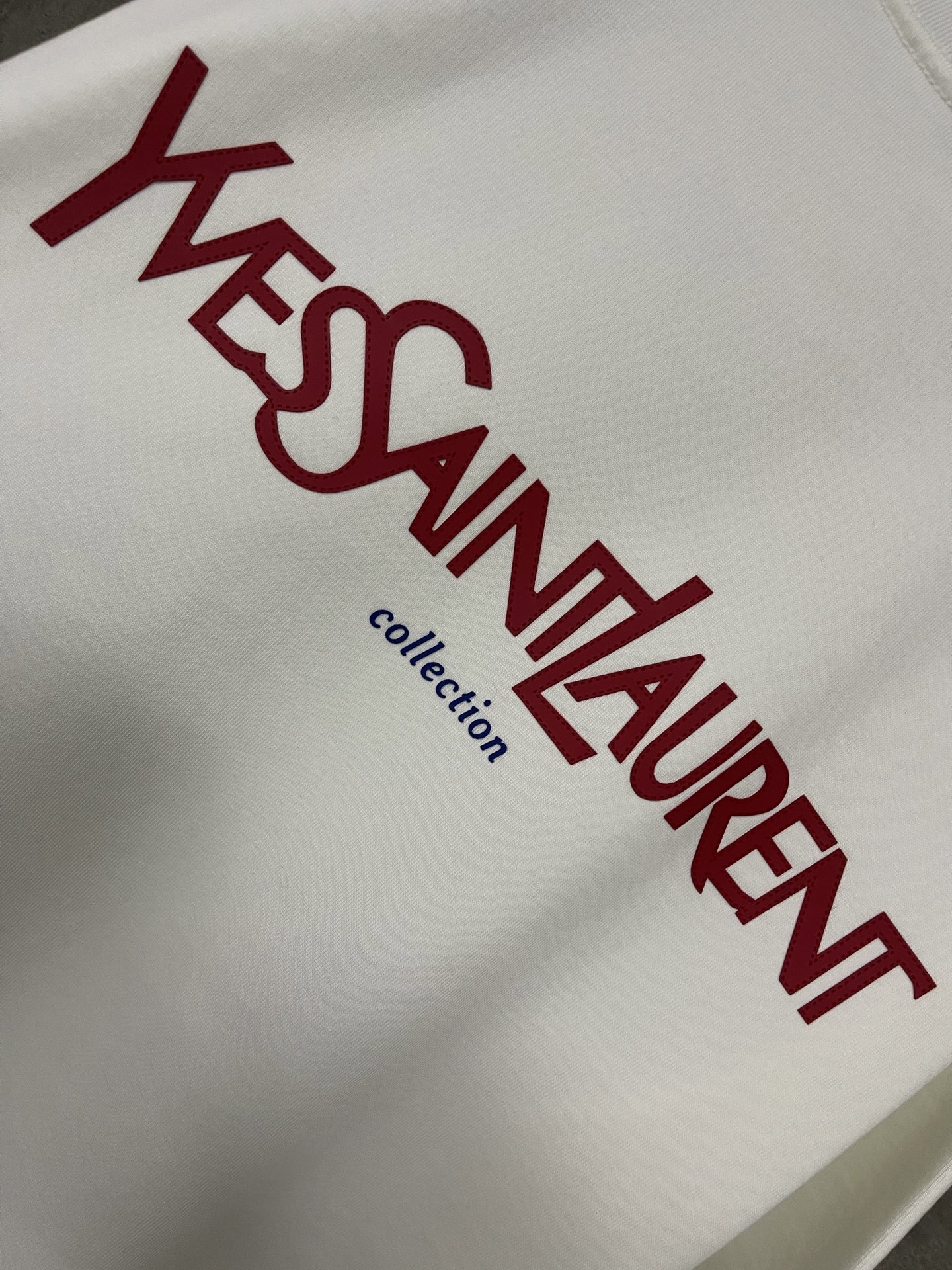 サンローラン「Saint Laurent」25SS クラシックロゴ プリント ヘビーウェイトTシャツ