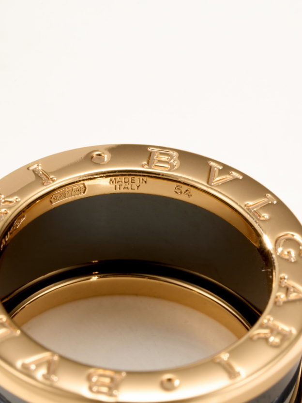ブルガリ「Bvlgari」 セラミックリング