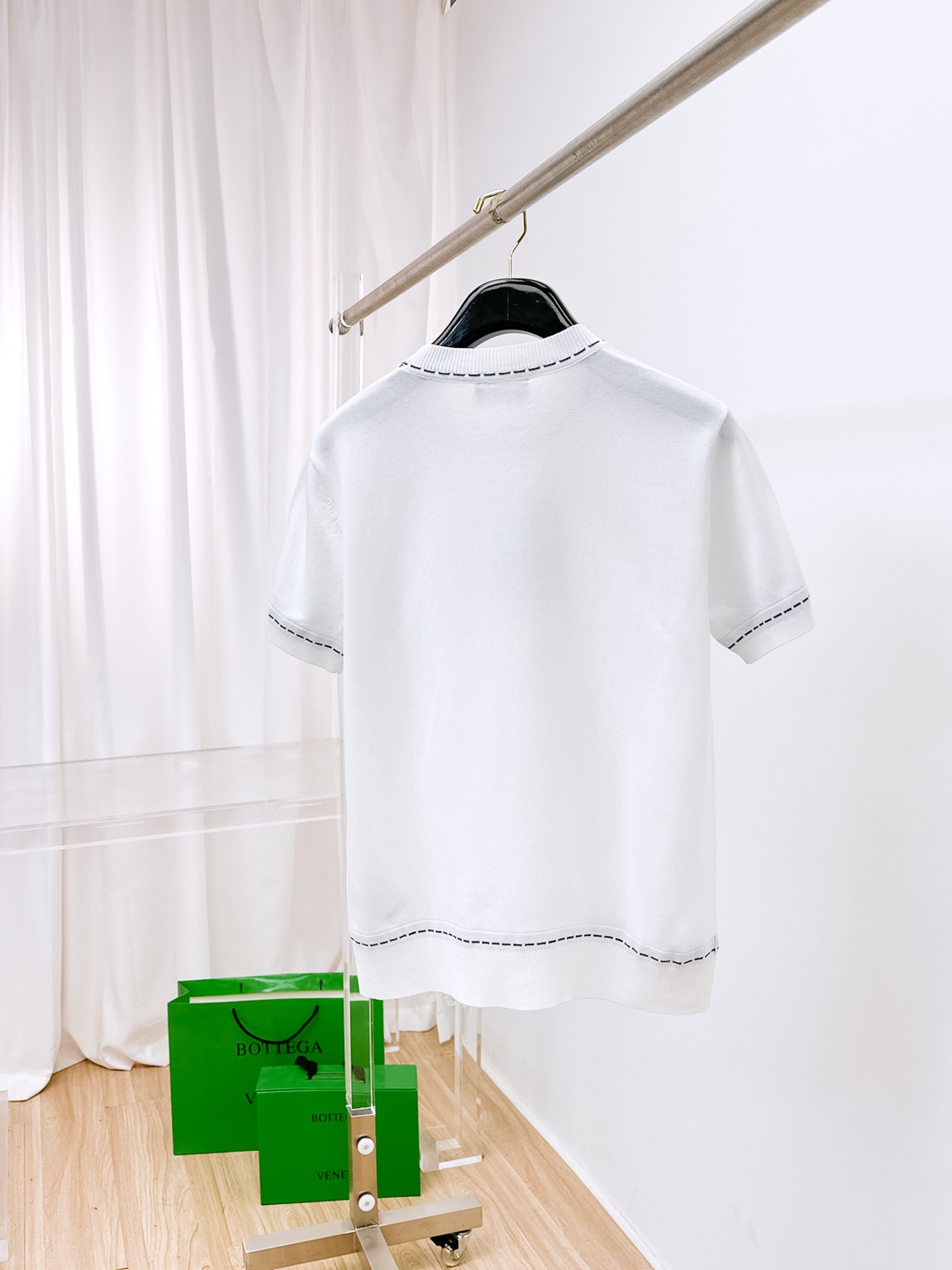 フェンディ「Fendi」2025SS メンズ プレミアムニット ショートスリーブTシャツ