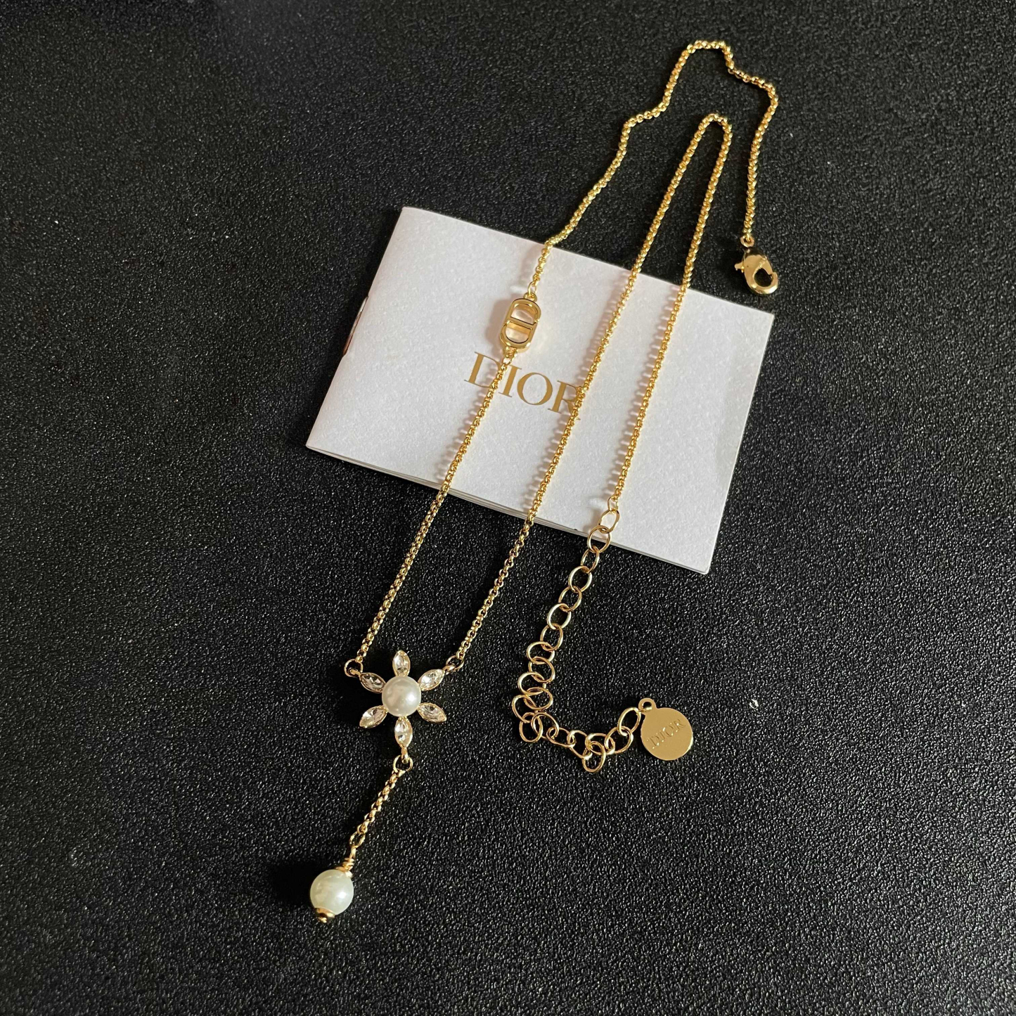 ディオール「Dior」Vintage ハート&ビー ネックレス