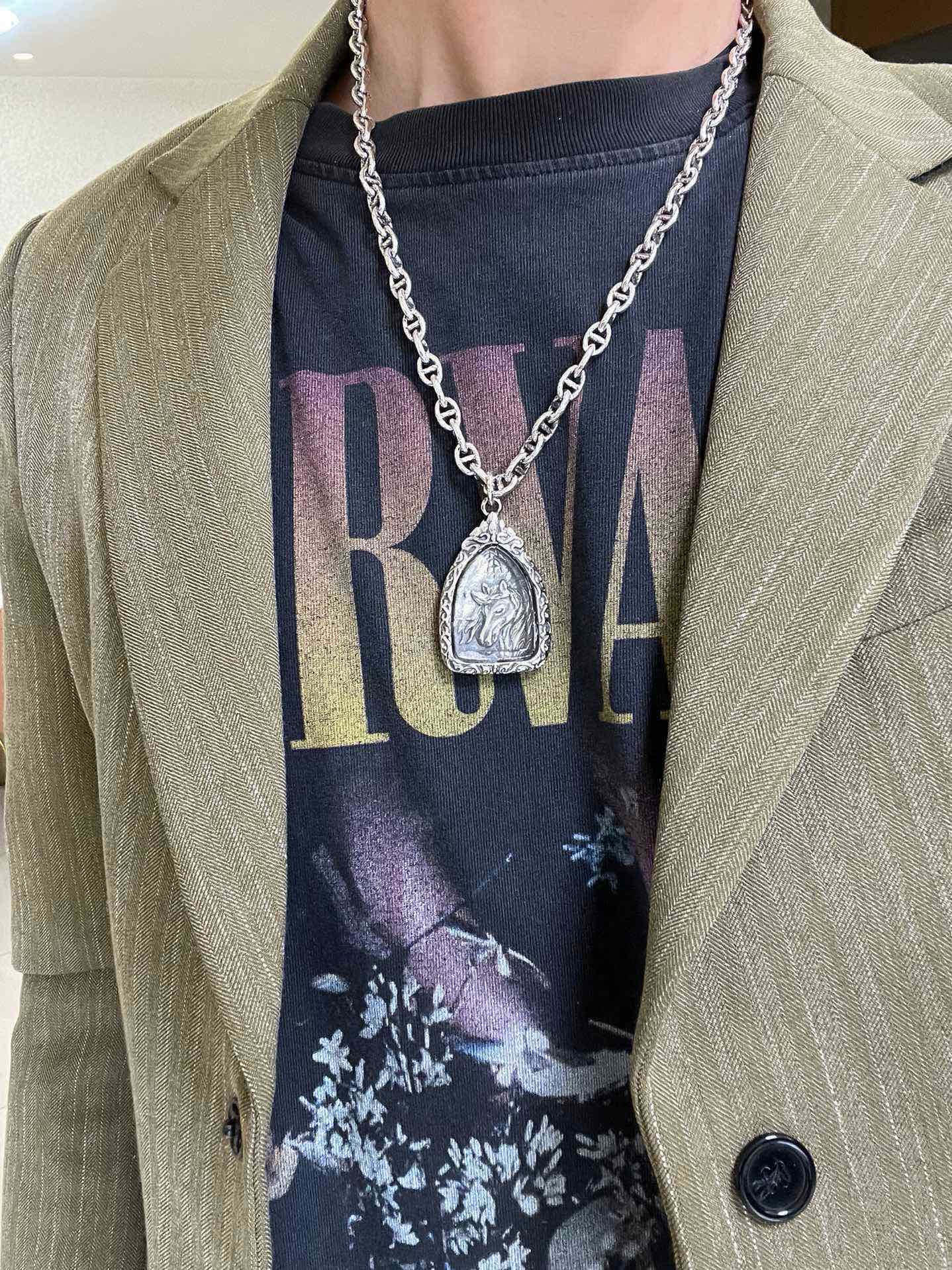 エルメス「Hermès」Amulette Cavalier ネックレス