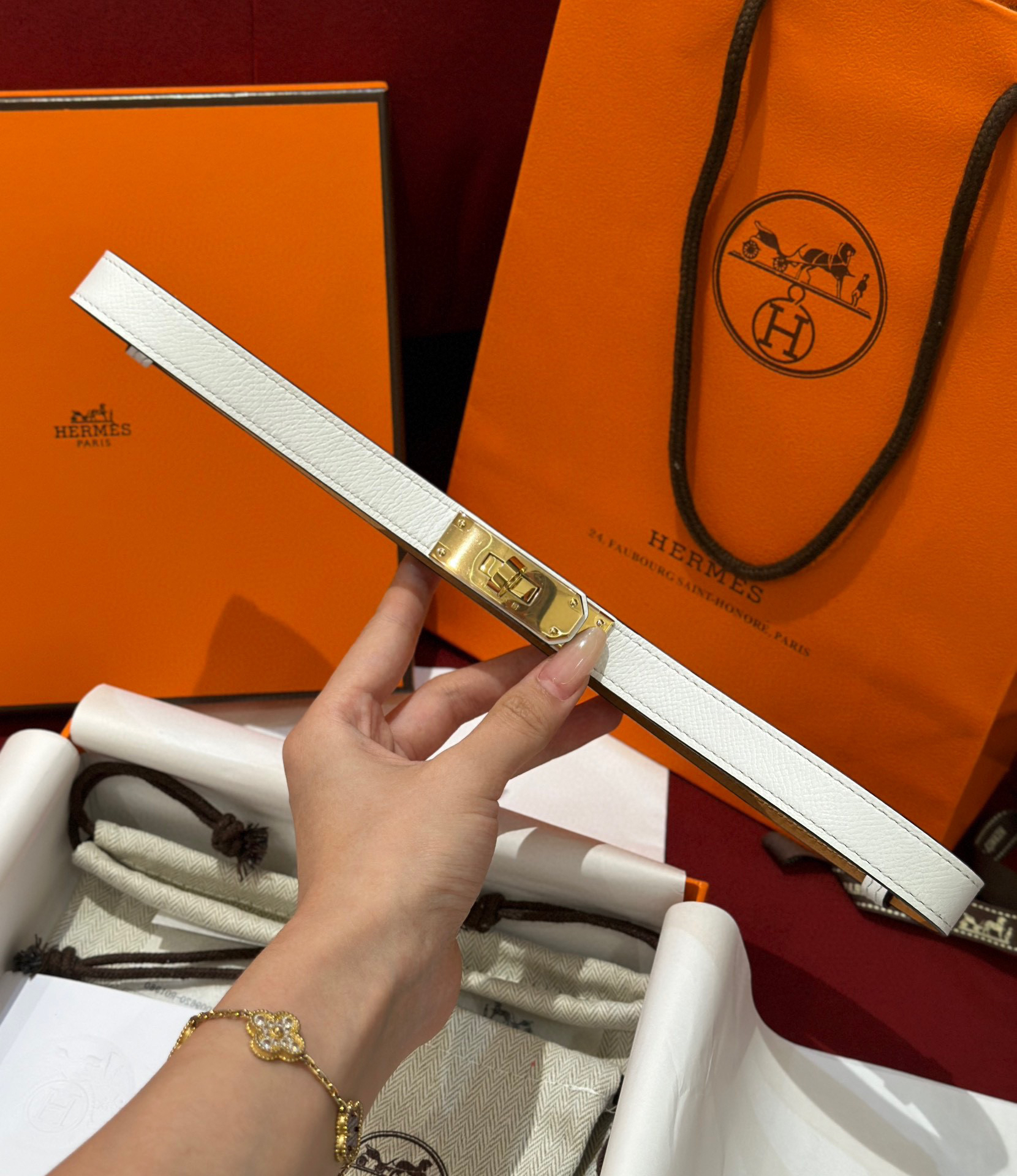 エルメス「Hermès」Kelly 18 ベルト100cm