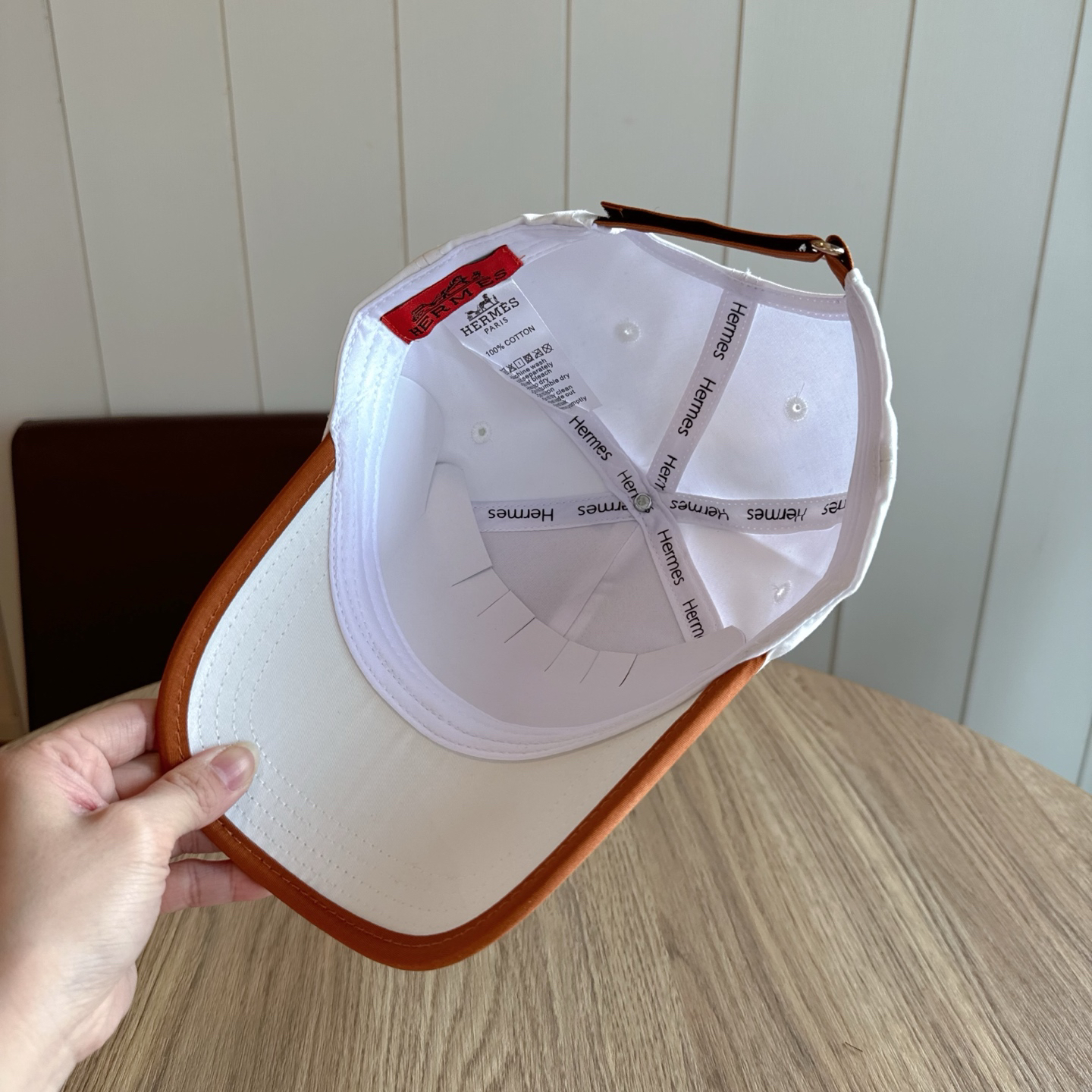 エルメス「Hermès」 Limited Edition エンブロイダリー ベースボールキャップ