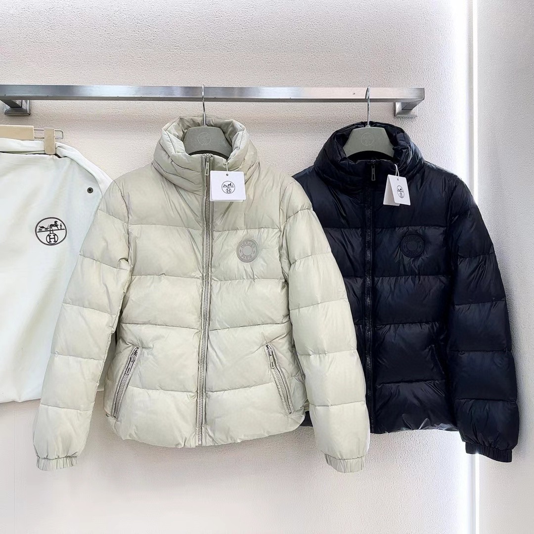エルメス「Hermès」  2025秋冬 ドローストリング ダウンジャケット