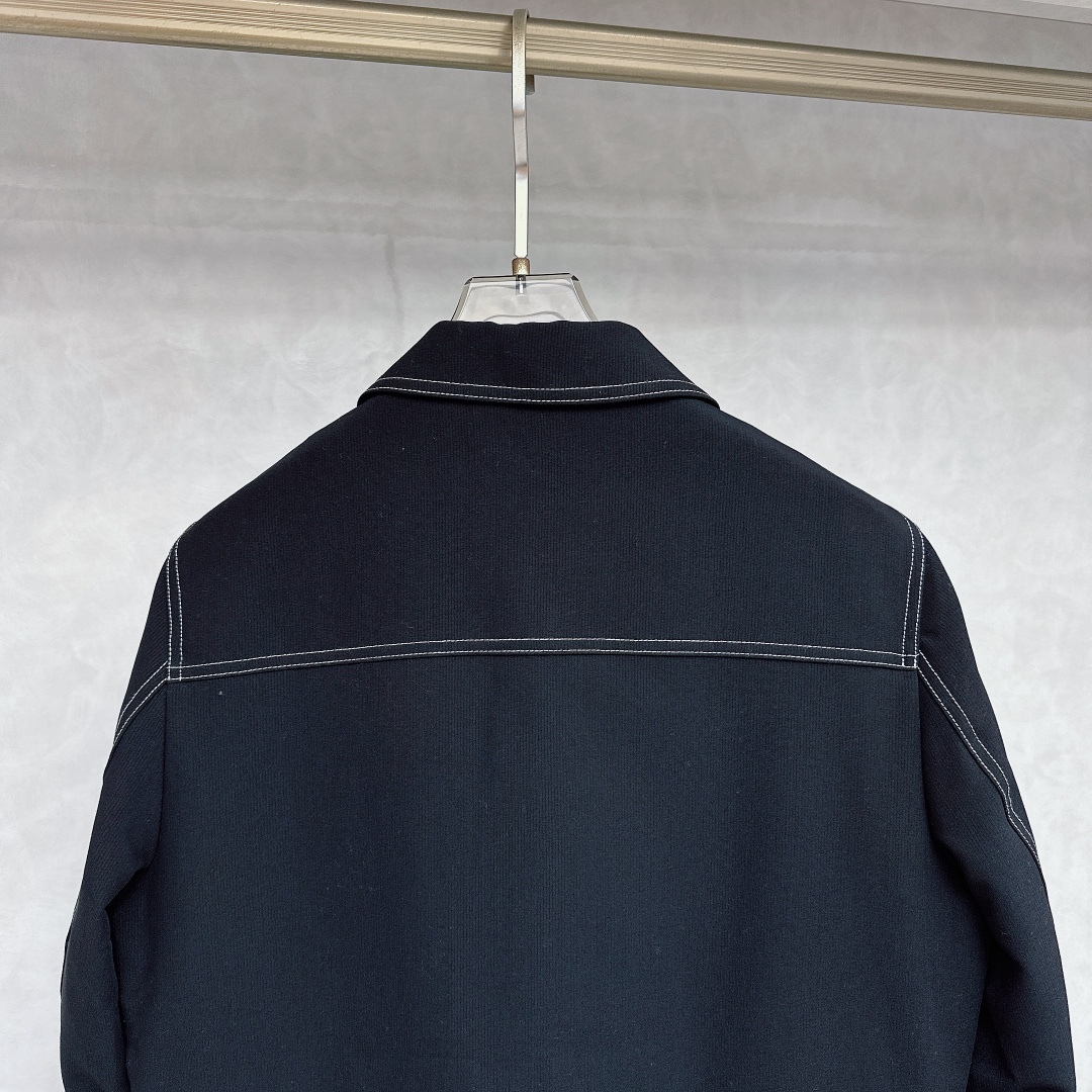 プラダ「Prada」2024秋冬 メンズ スタンドカラージャケット