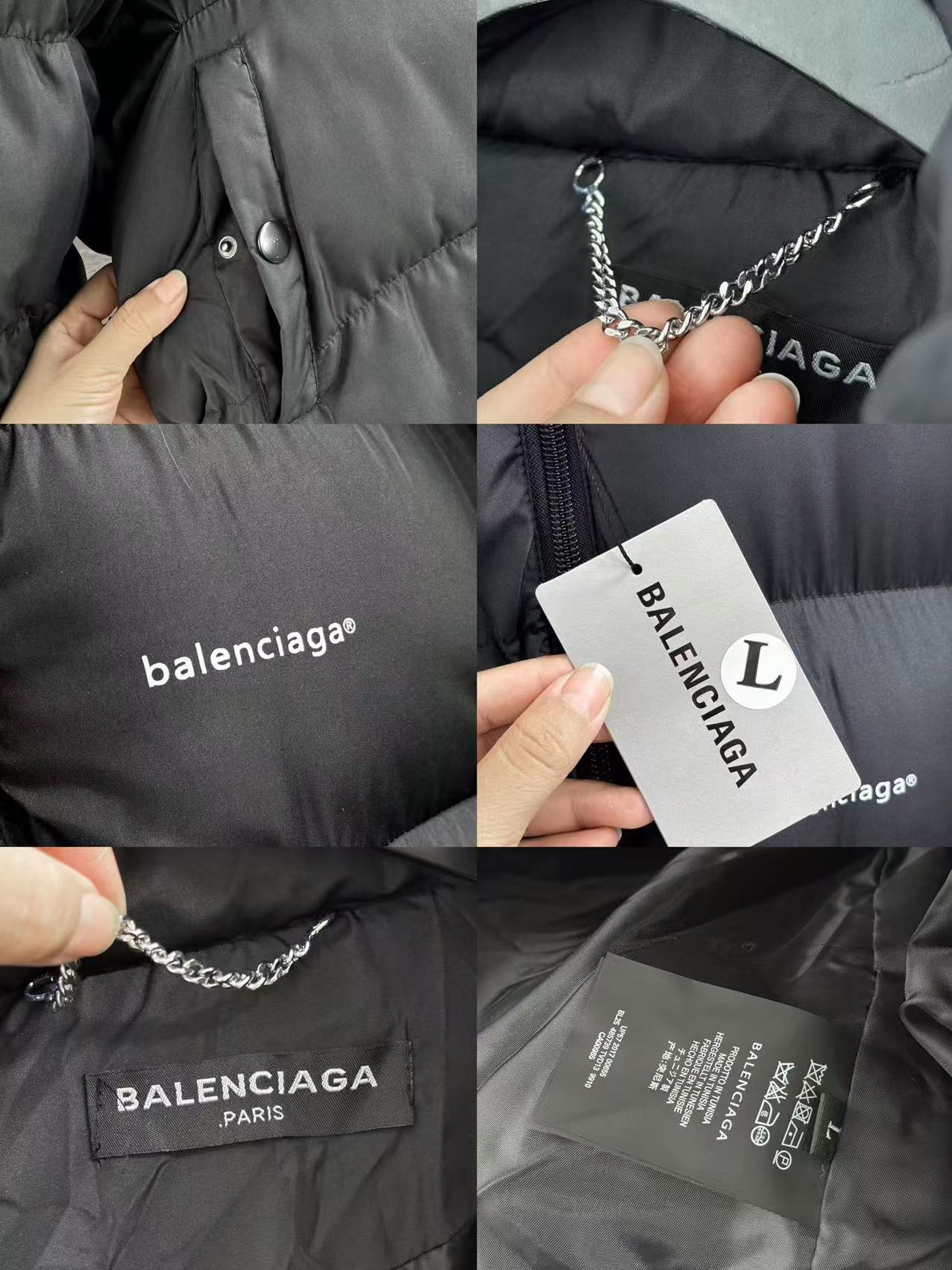 バレンシアガ「Balenciaga」‌アルファベットプロファイル羽毛
