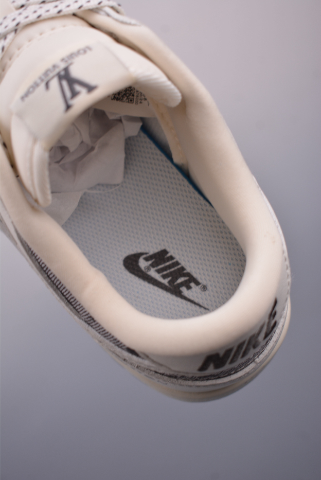 ルイ・ヴィトン「Louis Vuitton」Nike SB Dunk Low ホワイト スニーカー