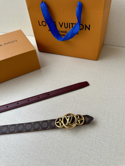 ルイ・ヴィトン「Louis Vuitton」Damier Santur リバーシブル ベルト100CM-ISETAN PRESTIGE CURATED