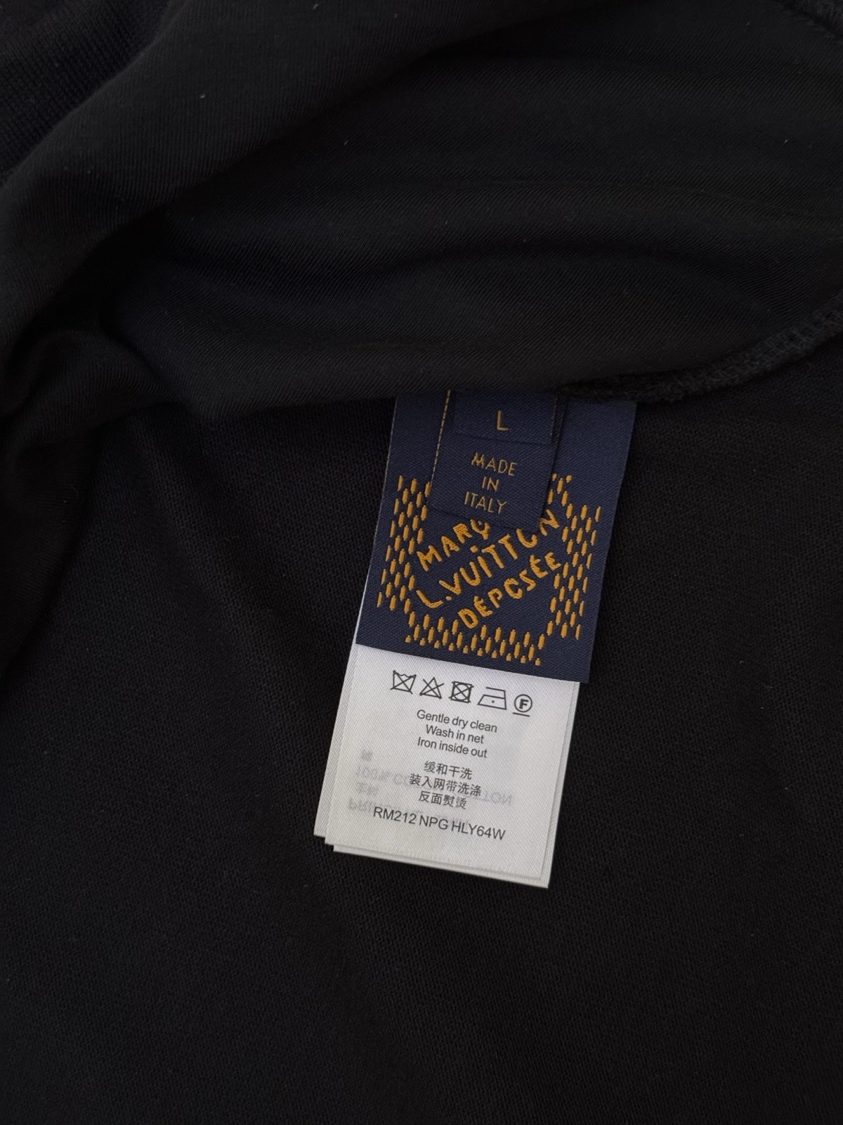 ルイ・ヴィトン「Louis Vuitton」モノグラム ビーズ エンブロイダリー Tシャツ