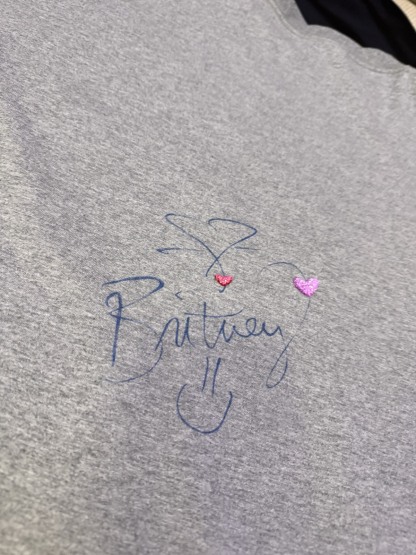 バレンシアガ「Balenciaga」ブリトニー・スピアーズ ポートレート プリントTシャツ