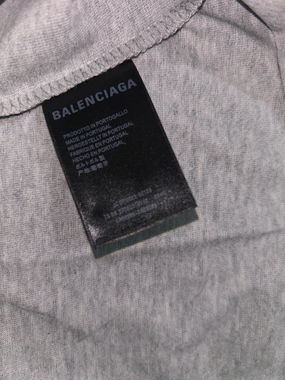 バレンシアガ「Balenciaga」クラシック プリント クルーネックTシャツ