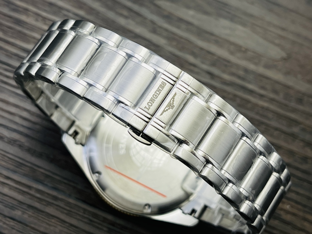 ロンジン「Longines」 スピリット ズールータイム "ゴールドアクセント" メンズウォッチ42mm