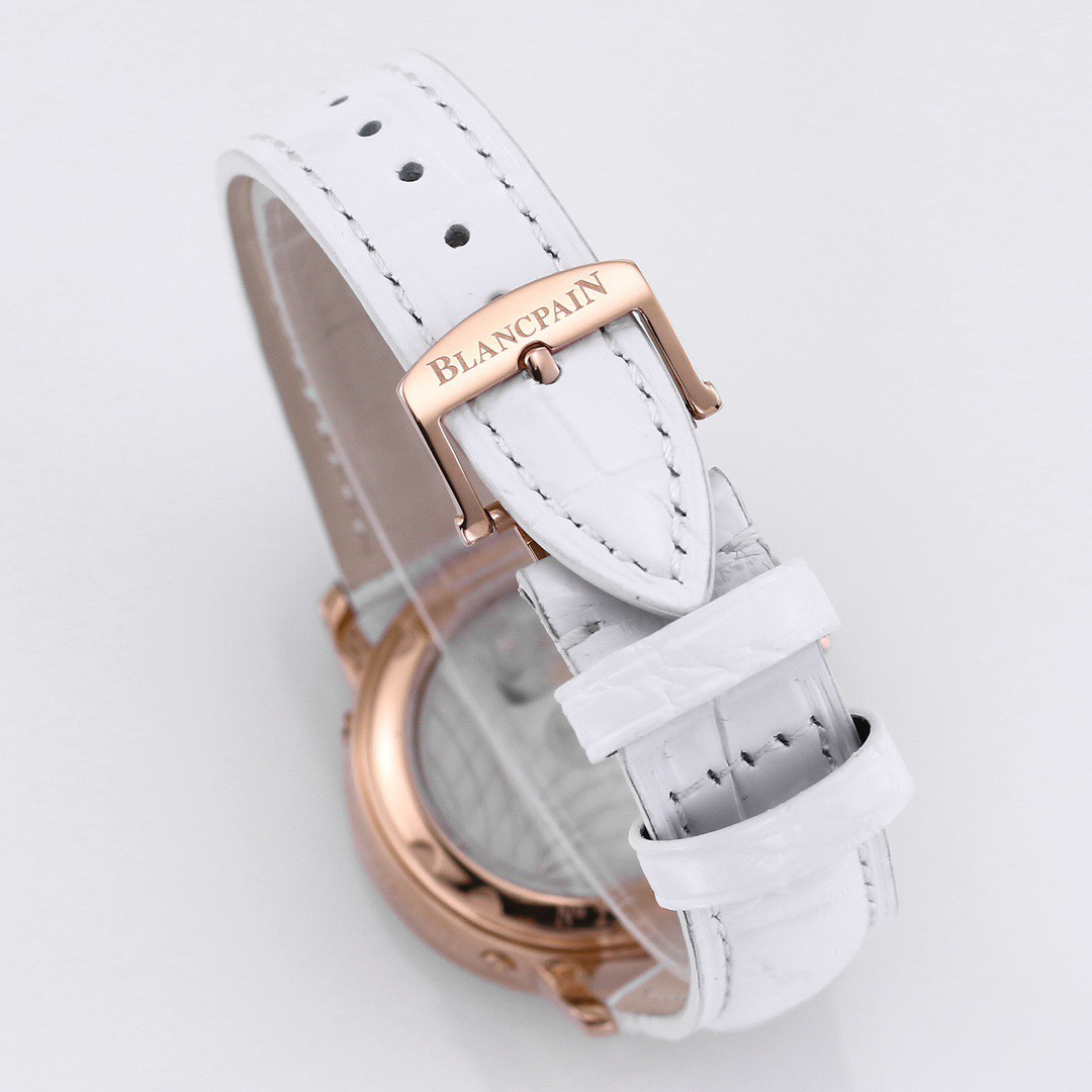 ブランパン「Blancpain」ヴィルレ レディース ムーンフェイズ＆コンプリートカレンダー自動巻き腕時計35mm