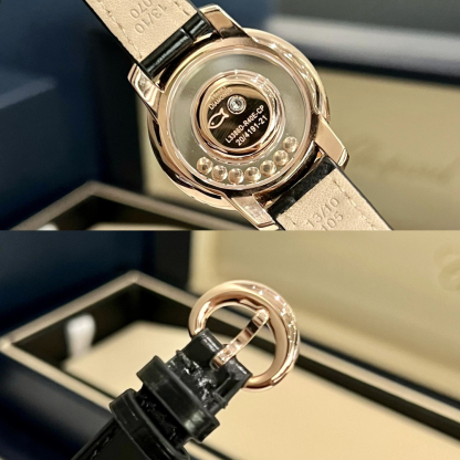 ショパール「Chopard」ハッピーダイヤモンド レインボーレディース ジュエリーウォッチ36mm