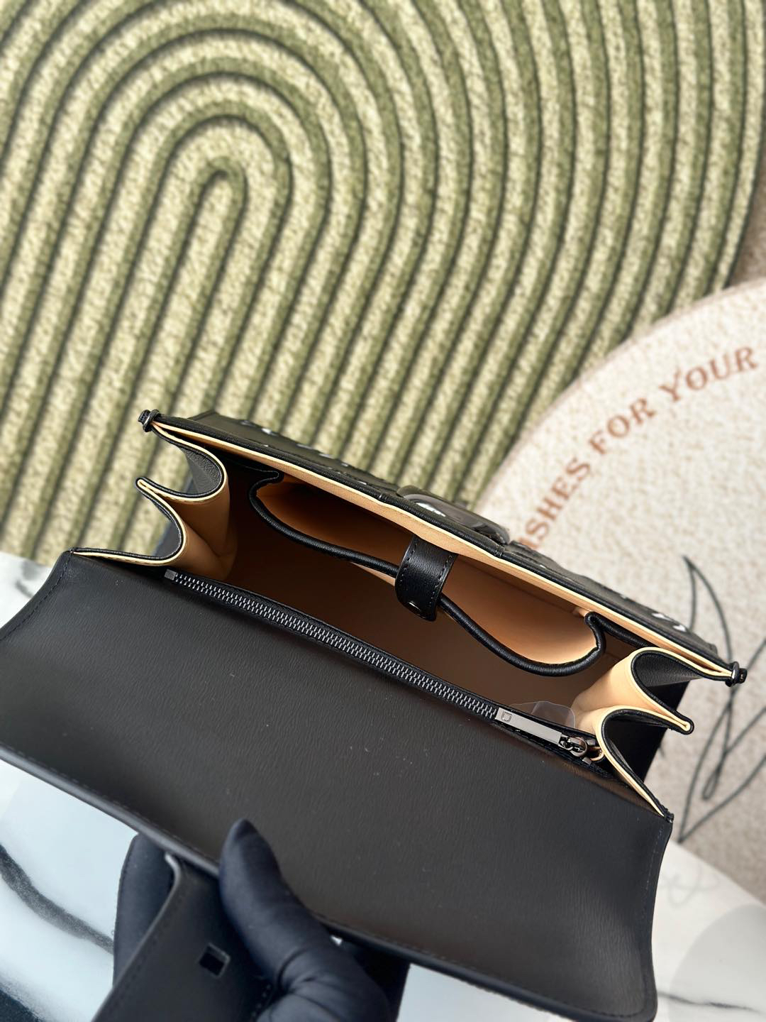 デルヴォー「Delvaux」Brillant Box ダブルリング ハンドバッグ