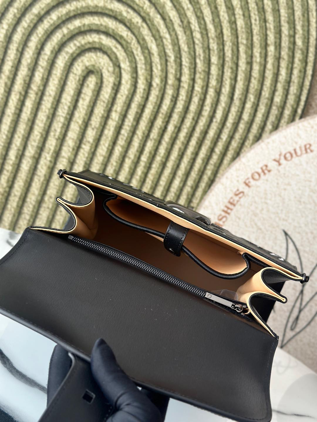 デルヴォー「Delvaux」Brillant Box ダブルリング ハンドバッグ