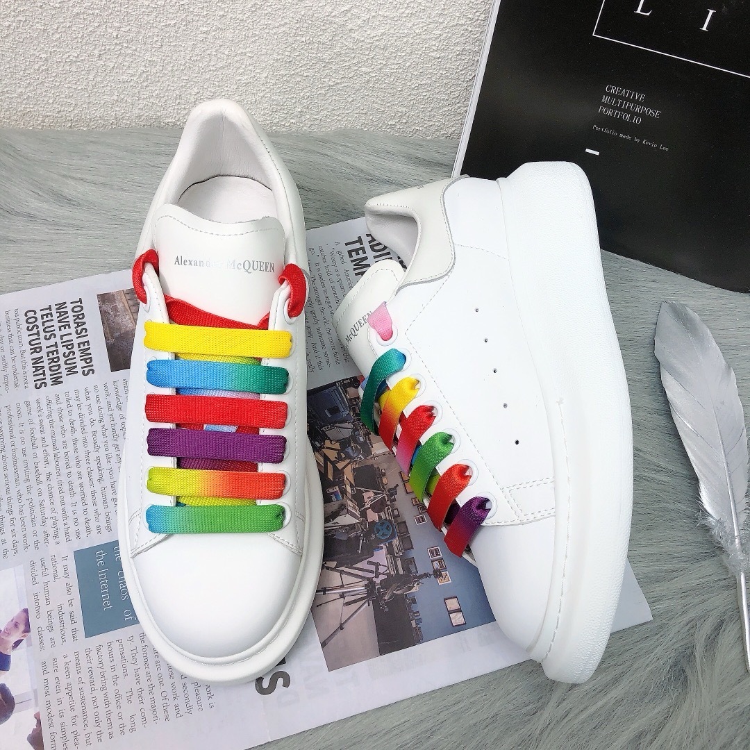 アレキサンダー・マックイーン［Alexander McQueen］Oversized Sneaker "Fluffy-Trim White" スニーカー