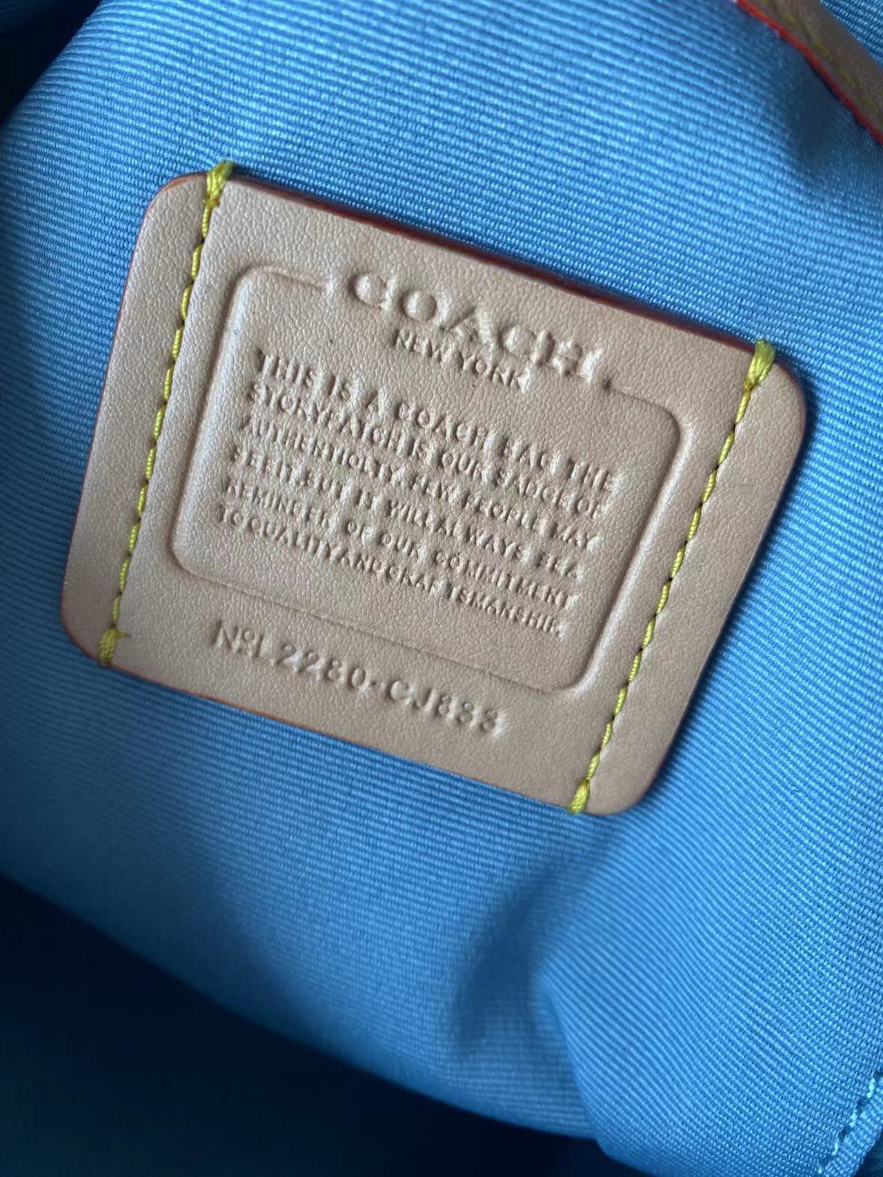 コーチ「Coach」Riya 21 デニム バックパック