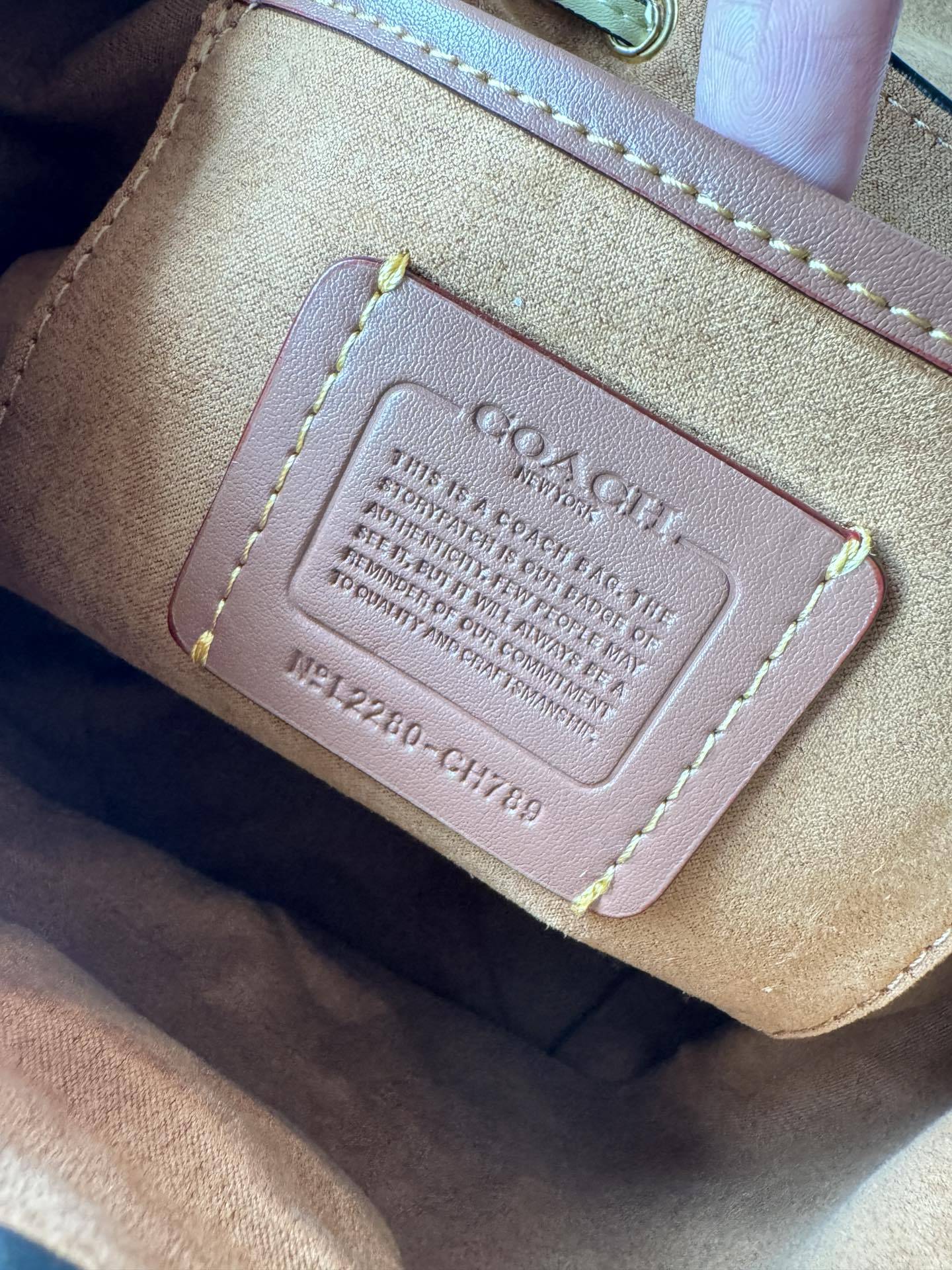 コーチ「Coach」Riya 21 デニム バックパック