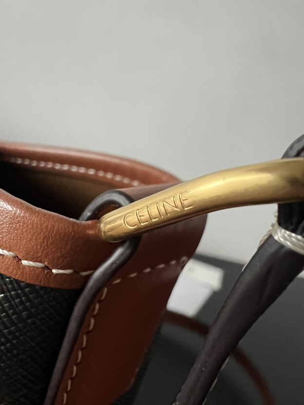 セリーヌ「Celine」凱旋プリントのバケツバッグを特注しました