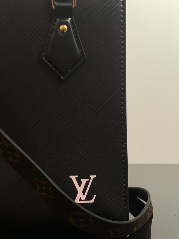ルイ・ヴィトン「Louis Vuitton」Sac Plat BB レザー ハンドバッグ‌