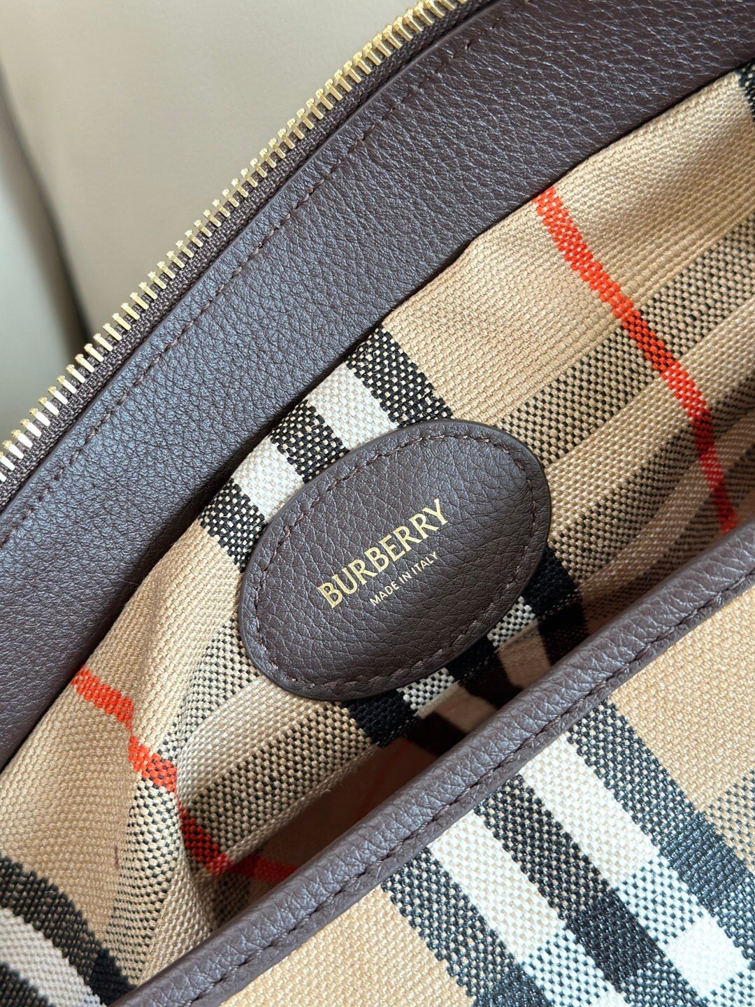 バーバリー「Burberry」チェック柄 トートバッグ