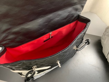 シャネル「Chanel」ヴィンテージ カンボン ショルダーバッグ レディース ラージサイズ