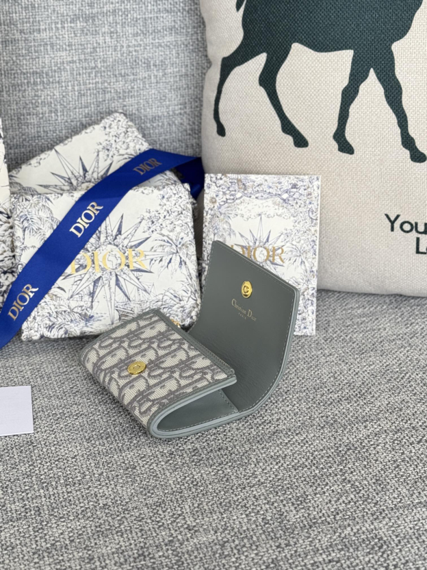 ディオール「Dior」カロ カードケース ソフトカーフレザー カナージュステッチ