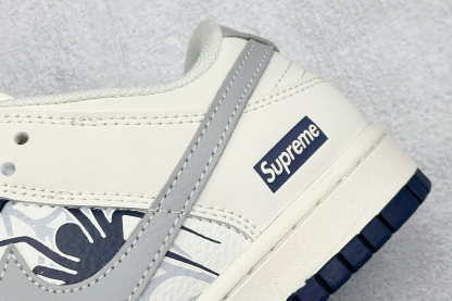 「コラボモデル」Nike SB Dunk Low x Supreme コラボレーション ロー タイプ スケート シューズ