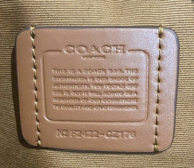 コーチ「Coach」COURT デニム&レザー バックパック