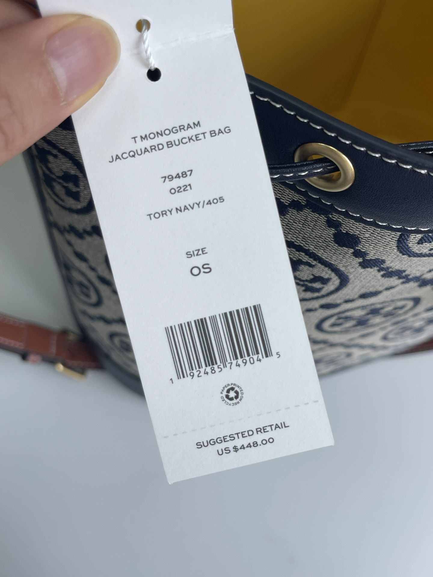 トリー バーチ「Tory Burch」 T Monogram バケットバッグ