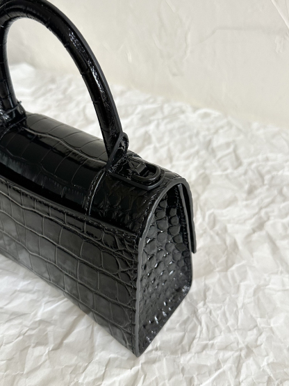 バレンシアガ「Balenciaga」Crocodile-Embossed Bag